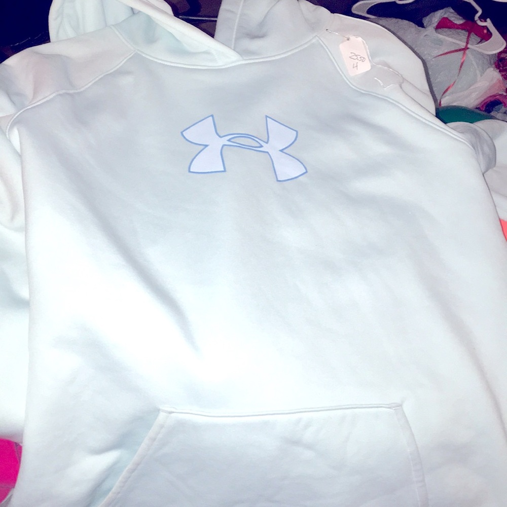 Pale blue under armor hoody